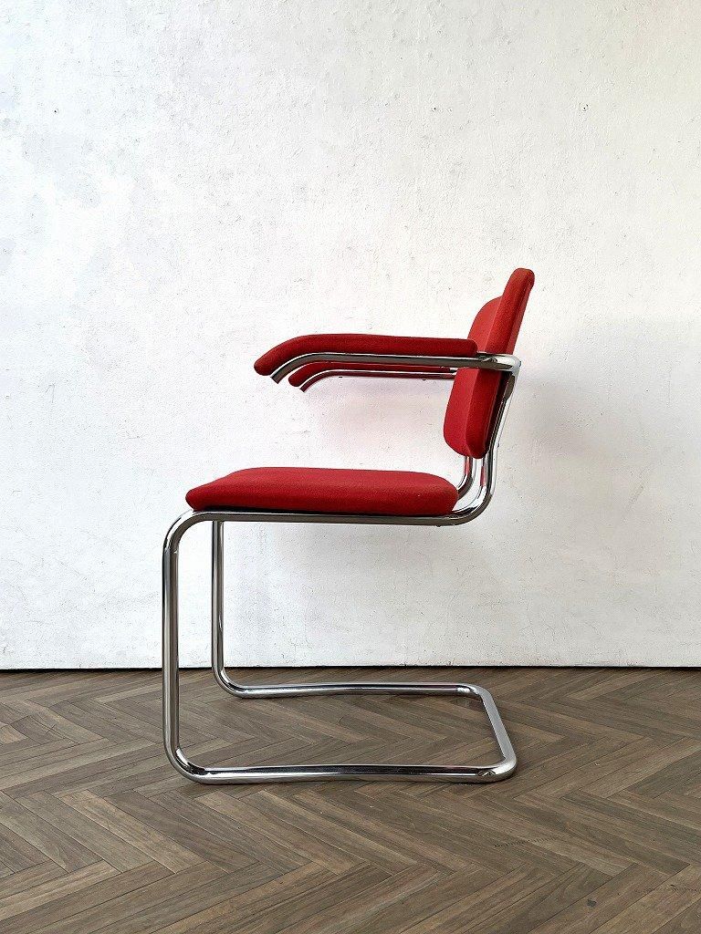 1970's Knoll社製 ヴィンテージ ファブリック カンチレバーチェア(複数