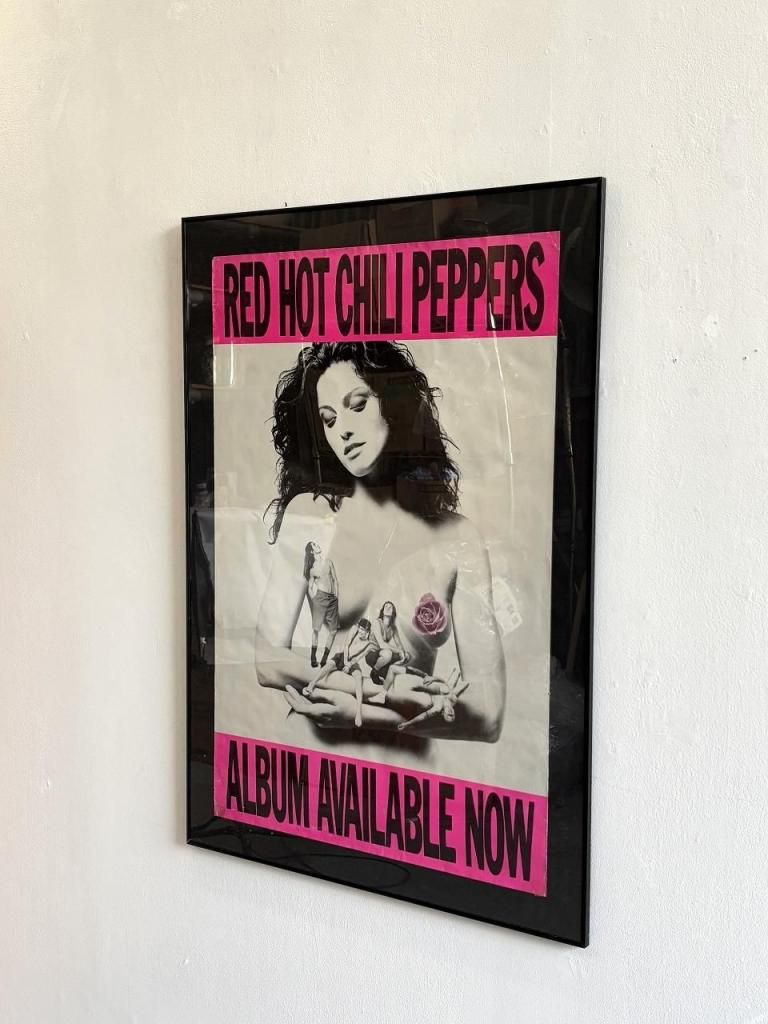 1989's Red Hot Chili Peppers ”Mother's Milk” 額入りポスター