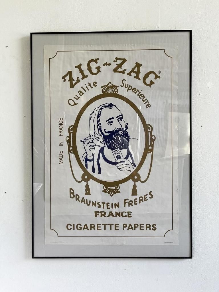 ZIG-ZAG 額入りポスター - アンティーク、ビンテージのインテリア家具