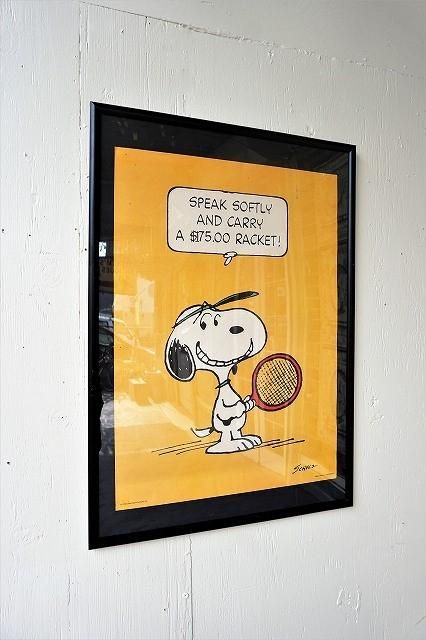 希少 当時物 スヌーピー vintage ビンテージ ポスター surfs up 希少