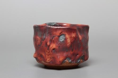 山田 和 「 炎舞志野ぐい呑 」 酒器 盃 - レトロ ＆アート空間 「 古