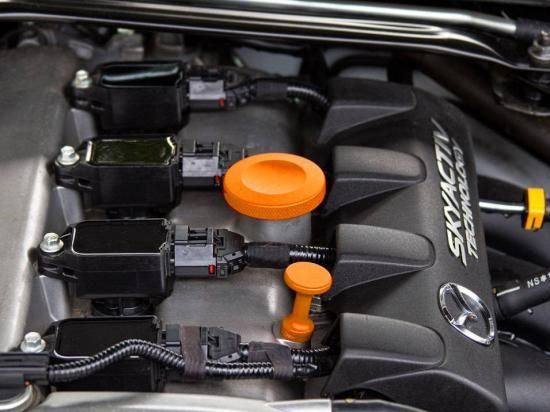 ロードスター ND アルミ削出 オレンジ 4点セット オイルフィラー