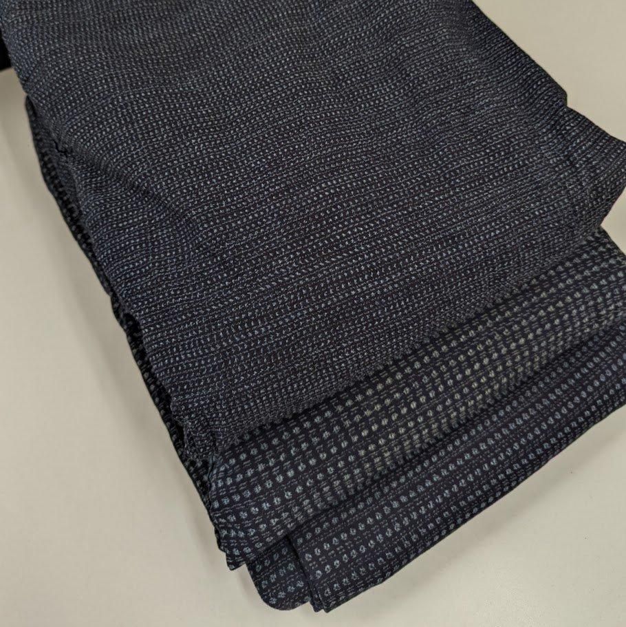 リメイク用 久留米書生絣 着物 3枚セット －着物工房あかり-