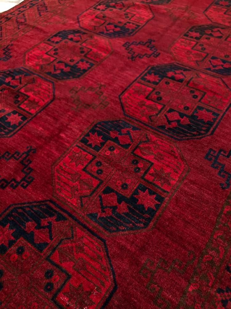 セミアンティーク絨毯/トルクメン・エルサリ/クズルアヤック