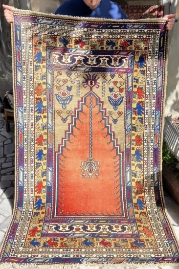 トルコ絨毯 - 手織り絨毯＆キリム☆Heaven's Door