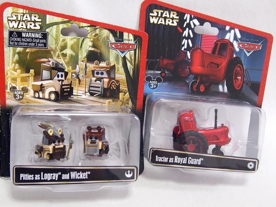 2015年 スターウォーズとカーズのコラボミニカー シングル4種セット