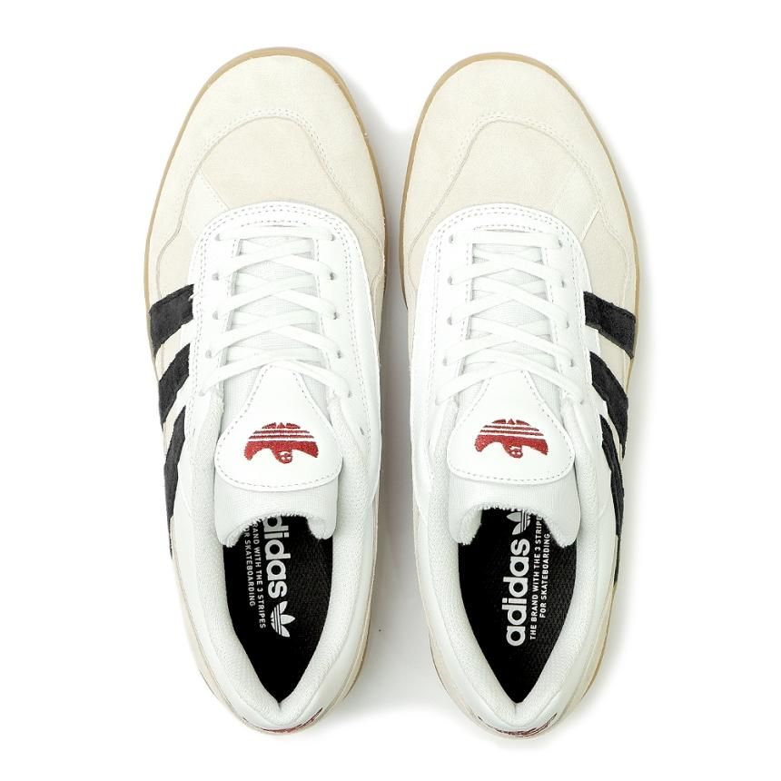 ADIDAS SKATEBOARDING ALOHA SUPER / WHITE/BLACK/GUM (アディダス