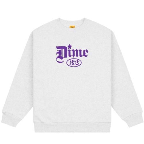 Dime Classic Small Logo Crewneck / Charcoal (ダイム クルーネック
