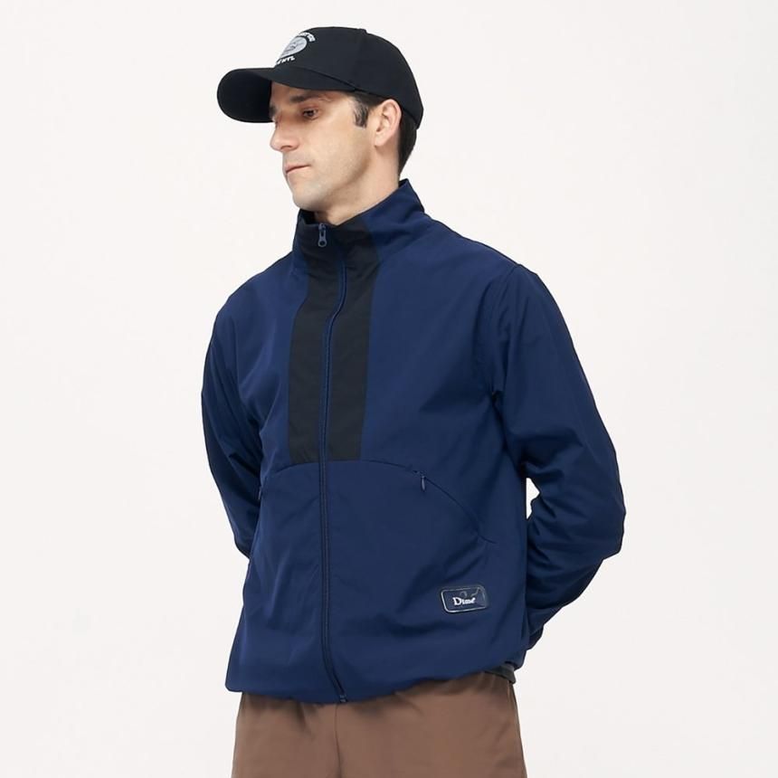 Dime Trail Windbreaker / Navy (ダイム ナイロントラックジャケット