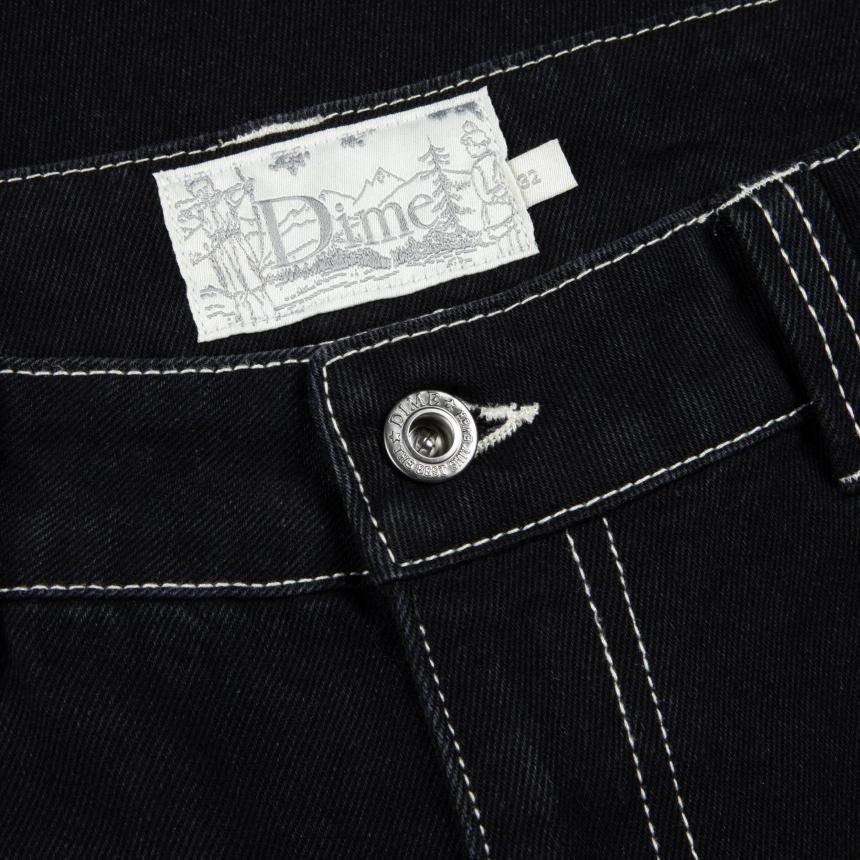 Dime Classic Baggy Denim Pants / Black (ダイム デニムパンツ