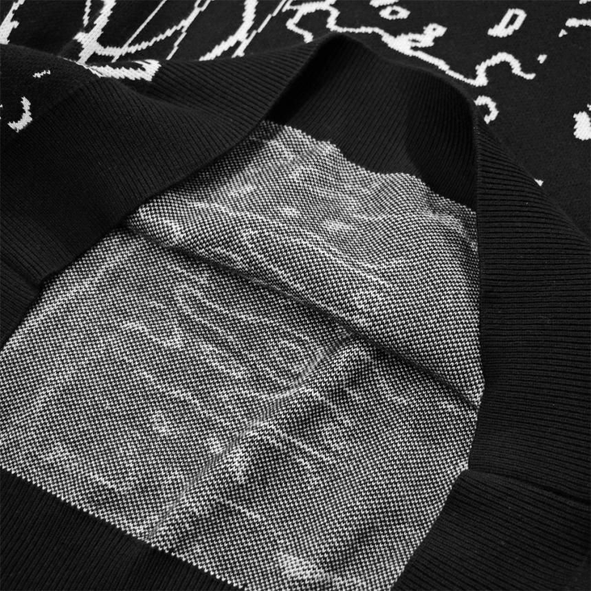 QUASI PROXY SWEATER / BLACK (クアジ ニットセーター) - HORRIBLE'S