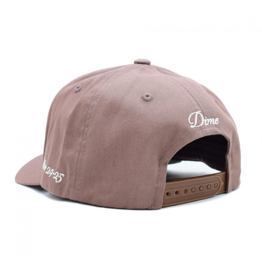 Dime Cursive D Full Fit Cap / Tan (ダイム 6パネル/ベースボール