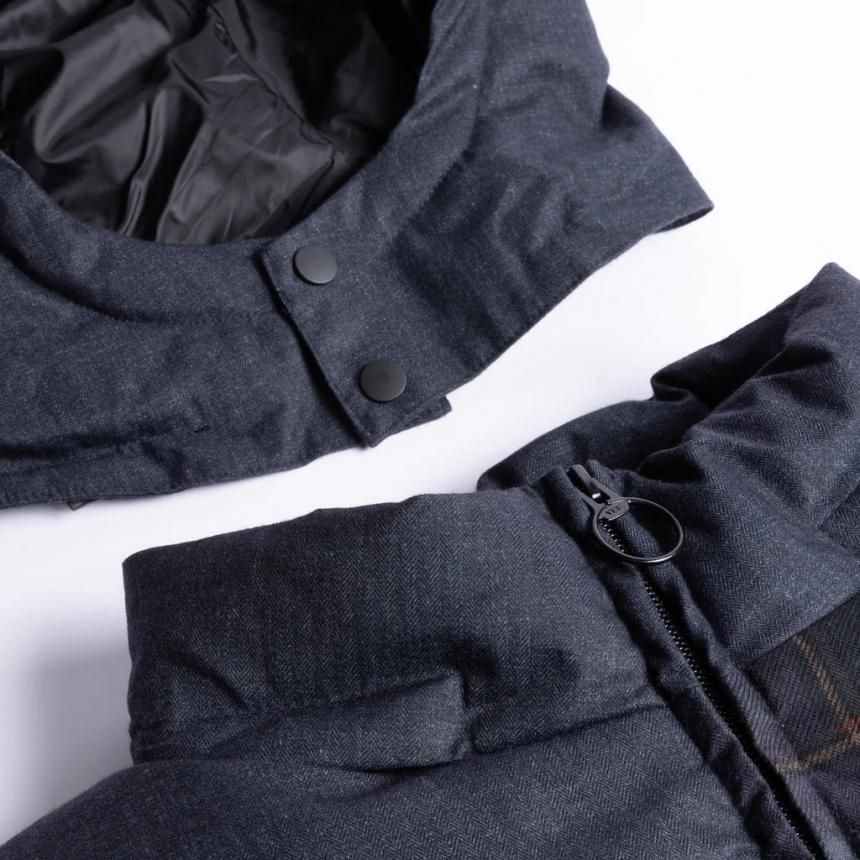 Dime Premium Tweed Puffer / Dark Gray (ダイム 中綿ダウンジャケット