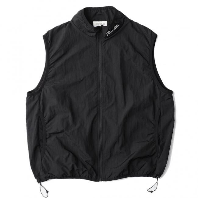 HORRIBLE'S RIPSTOP NYLON PACKABLE VEST / BLACK (ホリブルズ