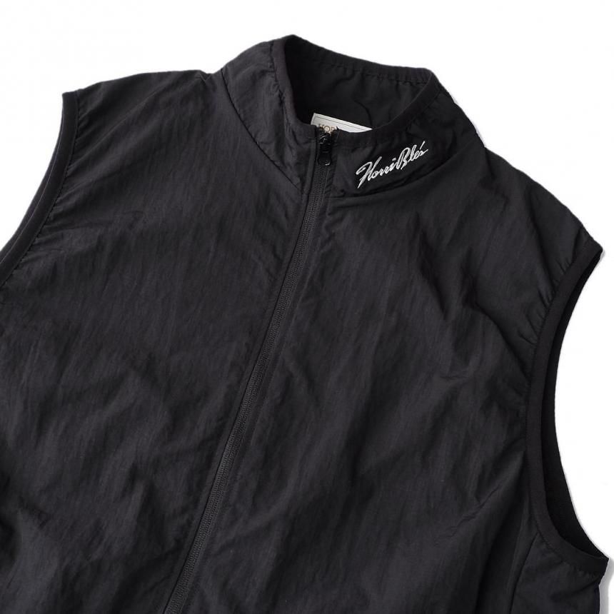 HORRIBLE'S RIPSTOP NYLON PACKABLE VEST / BLACK (ホリブルズ
