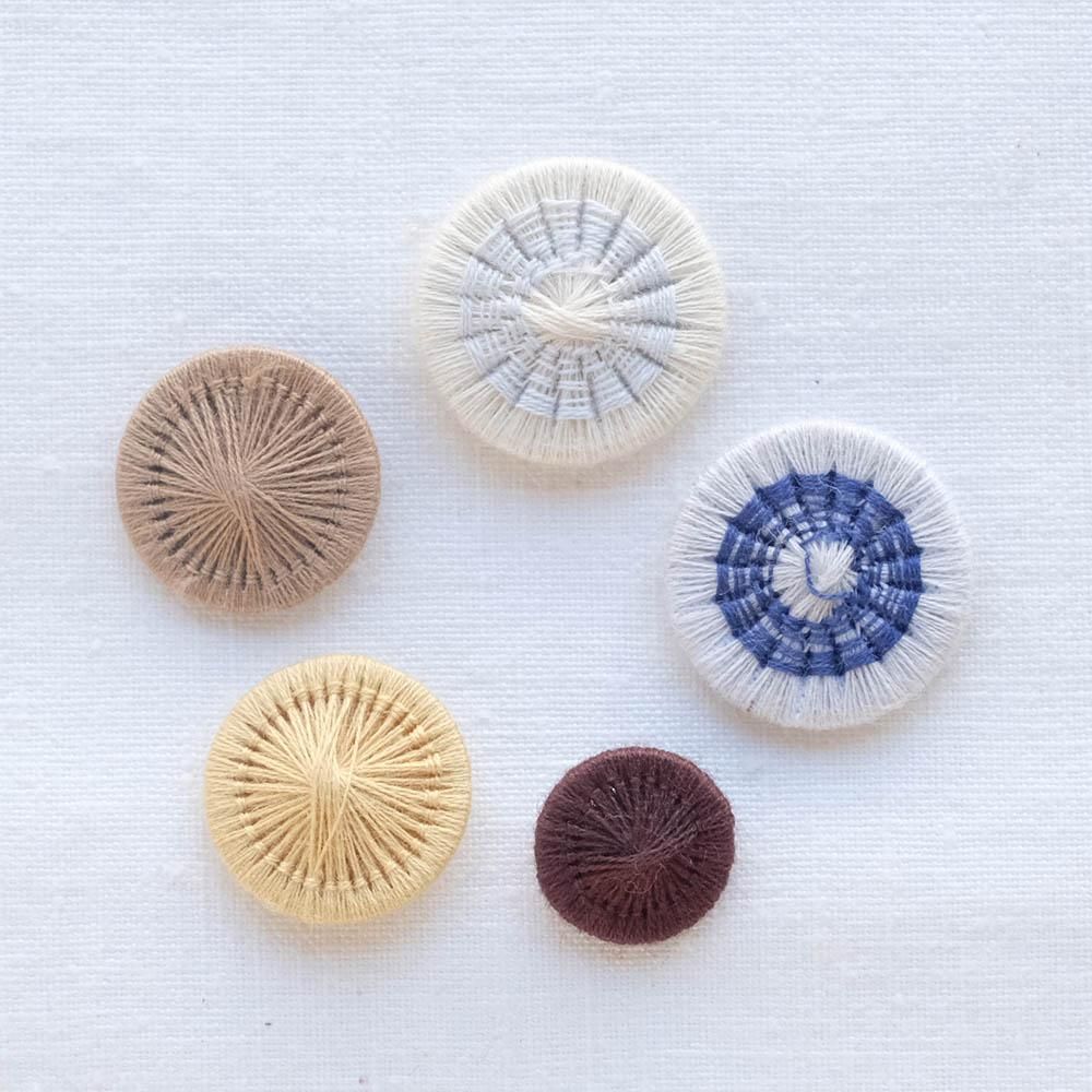 チェコの糸ボタン／5個セット（19mm2個入り）6 - チャルカお買いもの