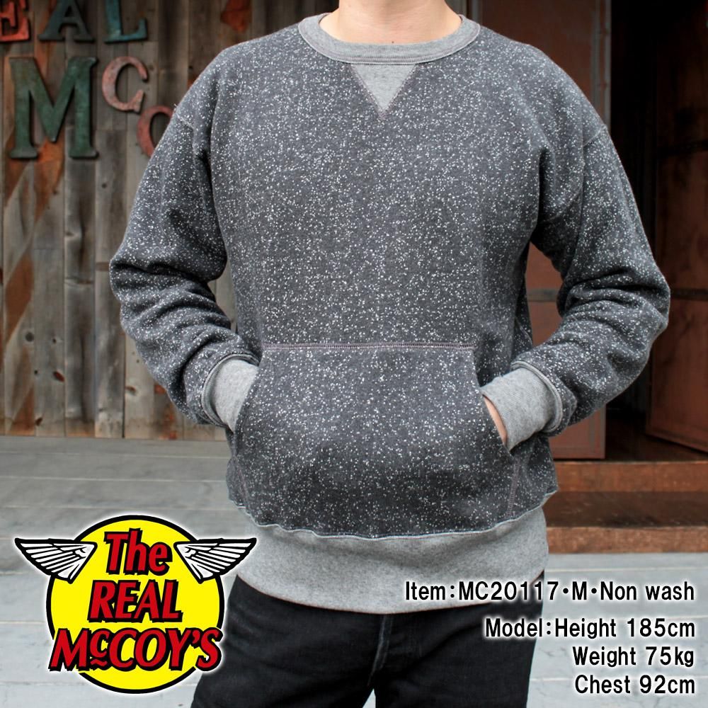 JOE McCOY MC20117 SALT & PEPPER CREWNECK SWEATSHIRT