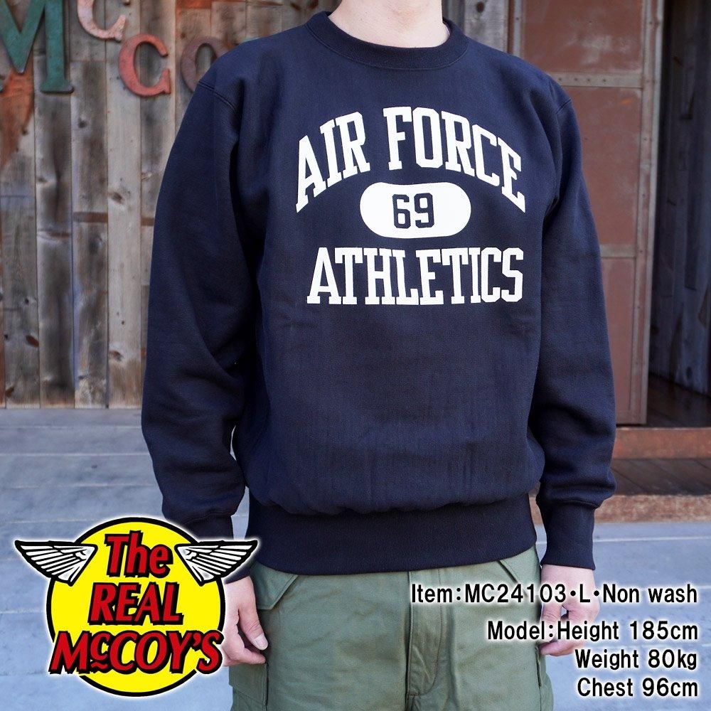 The REAL McCOY'S MC24103 HEAVYWEIGHT CREEWNECK / AIR FORC