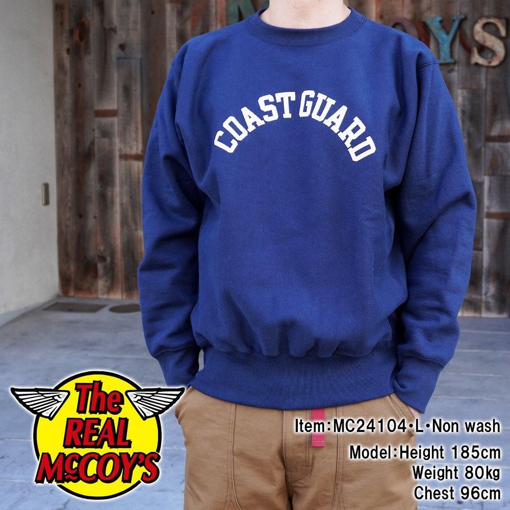 The REAL McCOY'S HEAVYWEIGHT CREEWNECK / COASTGUARD