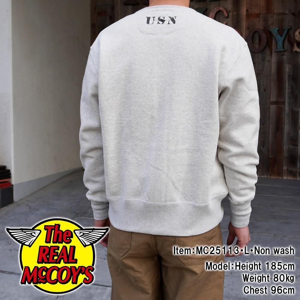 The REAL McCOY'S MC25113 U.S.N. COTTON CARDIGAN / STENCIL