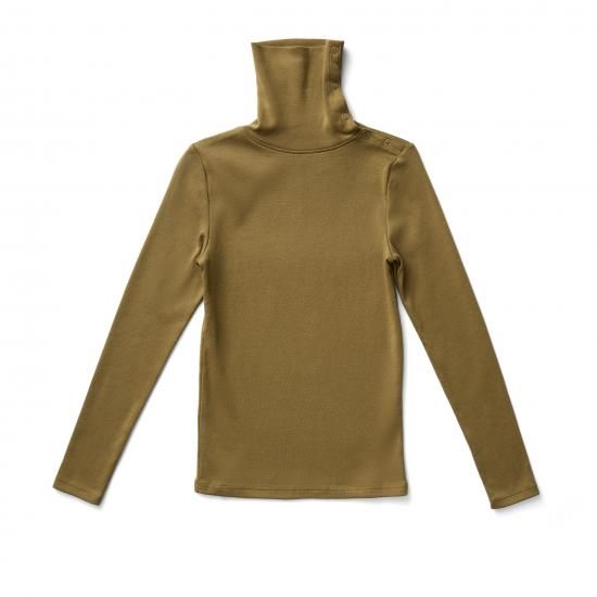 SOOR PLOOM◇ Snap Turtleneck, Brush - MaRiet 