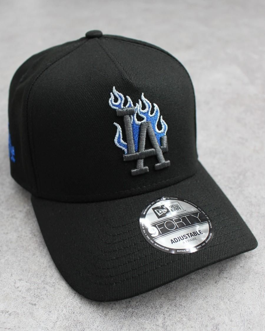 New Era MLB Los Angeles Dodgers 9Forty A-Frame Flame Snapback Cap