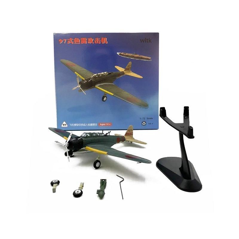 日本軍機ダイキャストミニチュア wltk 1/72 スケール 九七式艦上攻撃機