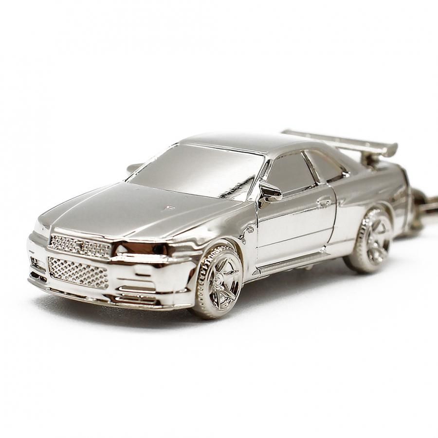 3D キーリング 日産スカイライン GT-R (BNR34) 3000個限定 シリアル付