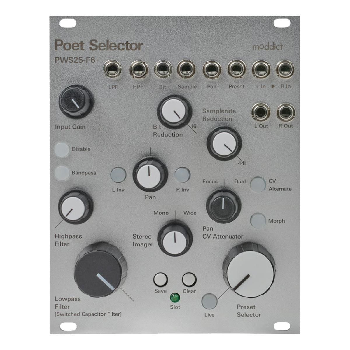 moddict | Poet Selector | ユーロラック・モジュラーシンセ | Five G