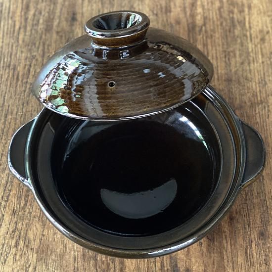 伊賀土鍋 アメ釉 - 伊賀焼窯元 長谷園 公式通販