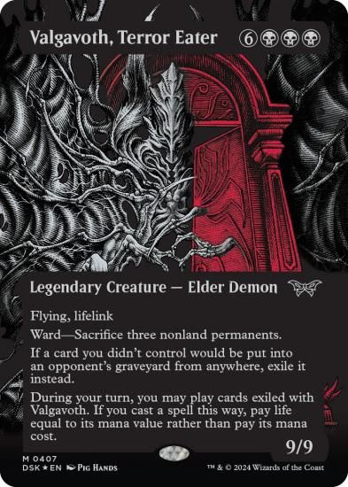 恐怖を喰うもの、ヴァルガヴォス/Valgavoth, Terror Eater - マジック