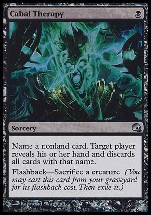 陰謀団式療法/Cabal Therapy - マジック：ザ・ギャザリング（MTG）の