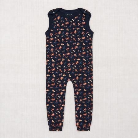 ☆MISHA & PUFF LAYETTE circus print Overall (ink circus