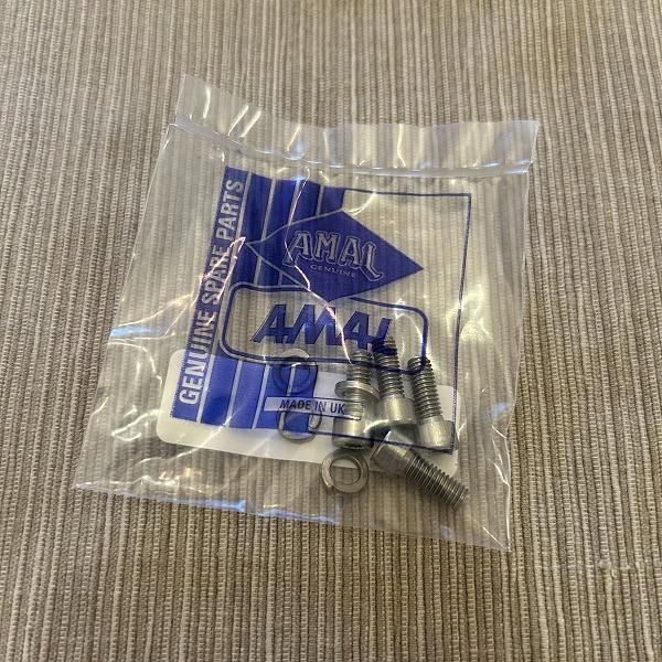 Amal純正 Mk1/Mk2 フロート/トップキャップ用アレンスクリューセット
