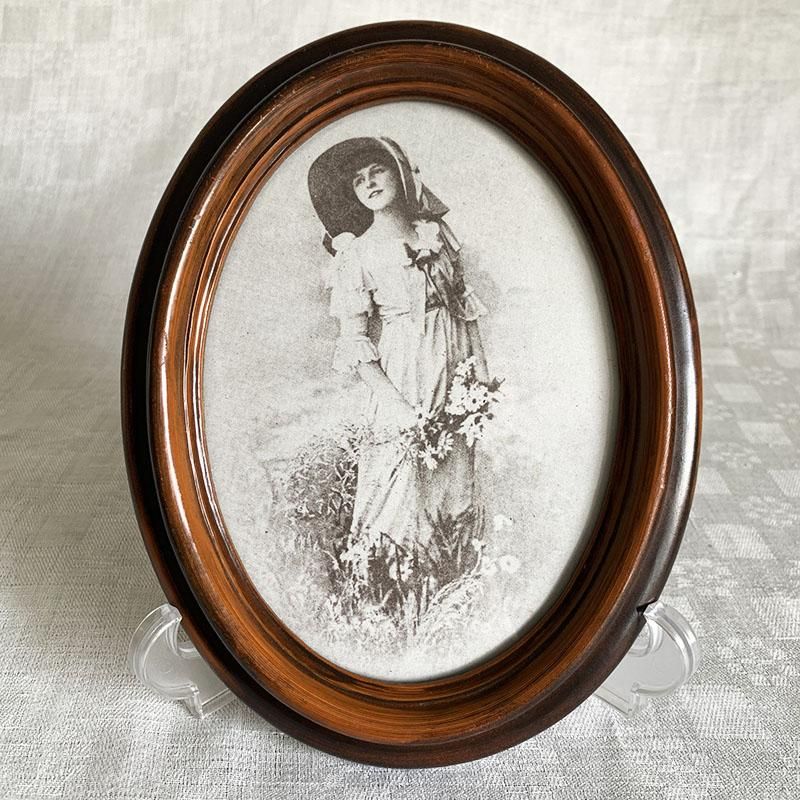 ル・ブロンド社 1910年代 楕円アートプリント 額装済み32枚楕円