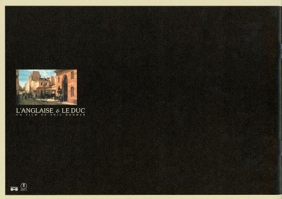 グレースと公爵」エリック・ロメール監督 映画パンフレット