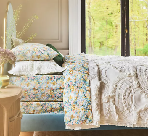 アンソロポロジーのベットカバー〈TWIN QUILT〉 アンソロポロジーの