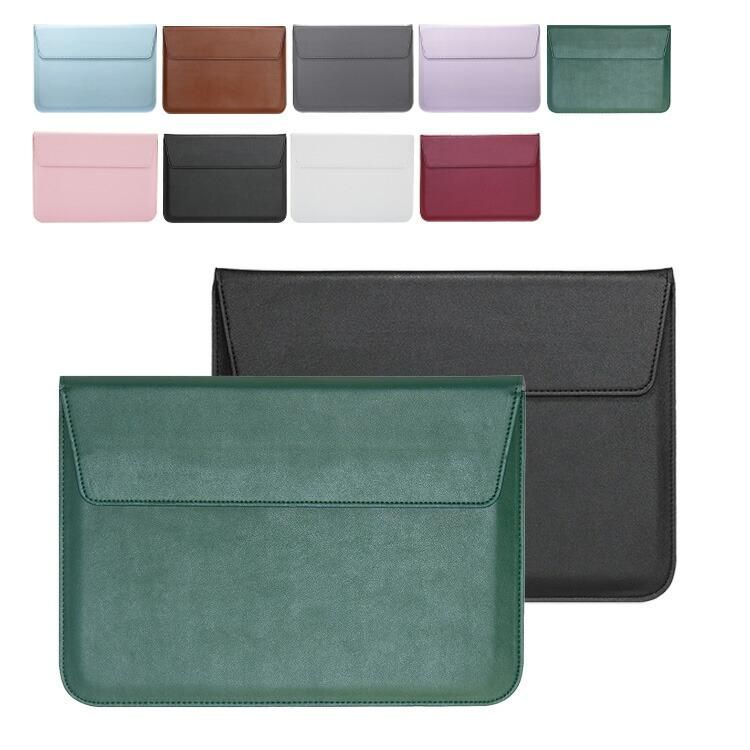 MacBook Air ケース / カバー 15インチ PUレザー カバン型 シンプル