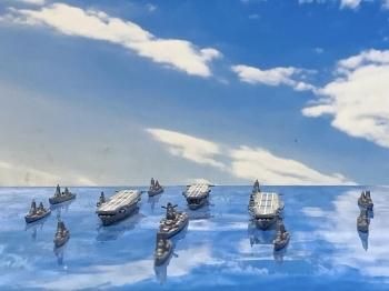 1/3000 軍艦16 南太平洋海戦セット(翔鶴/瑞鶴/瑞鳳/彩色済み艦載機付き)