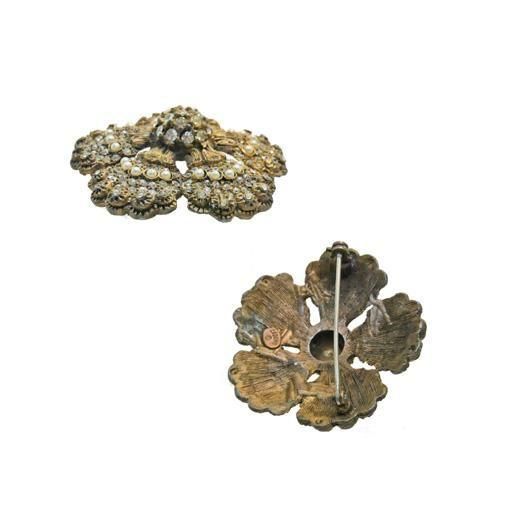 カドロ・美しく煌めくクラシカルなヴィンテージブローチ｜ Daisy BonBon