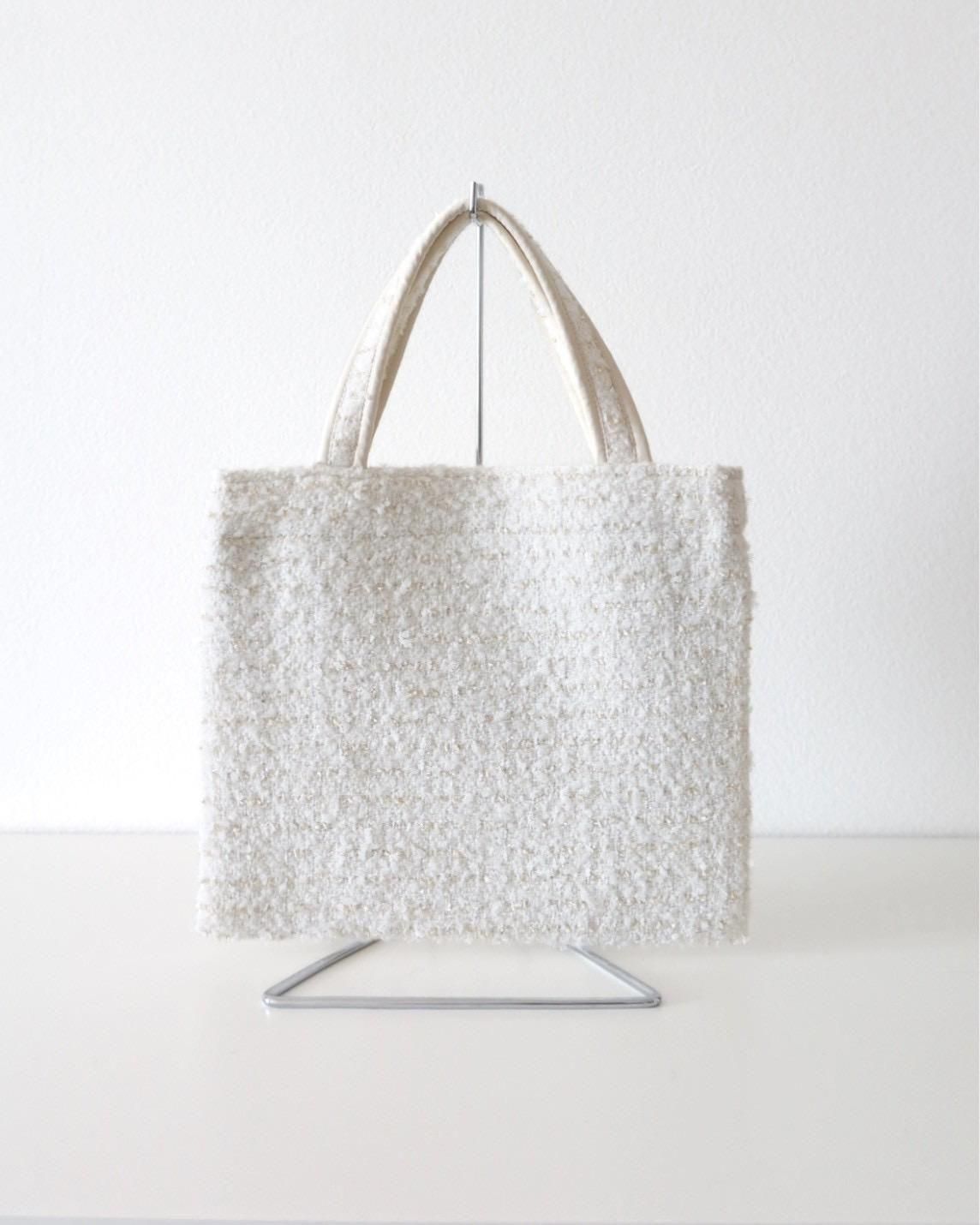 即納品】ツイードトートバッグミニ