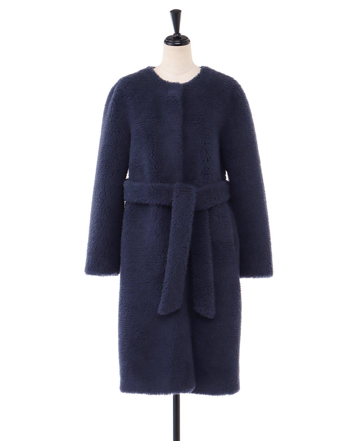 即納＋受注】アルパカロングコート