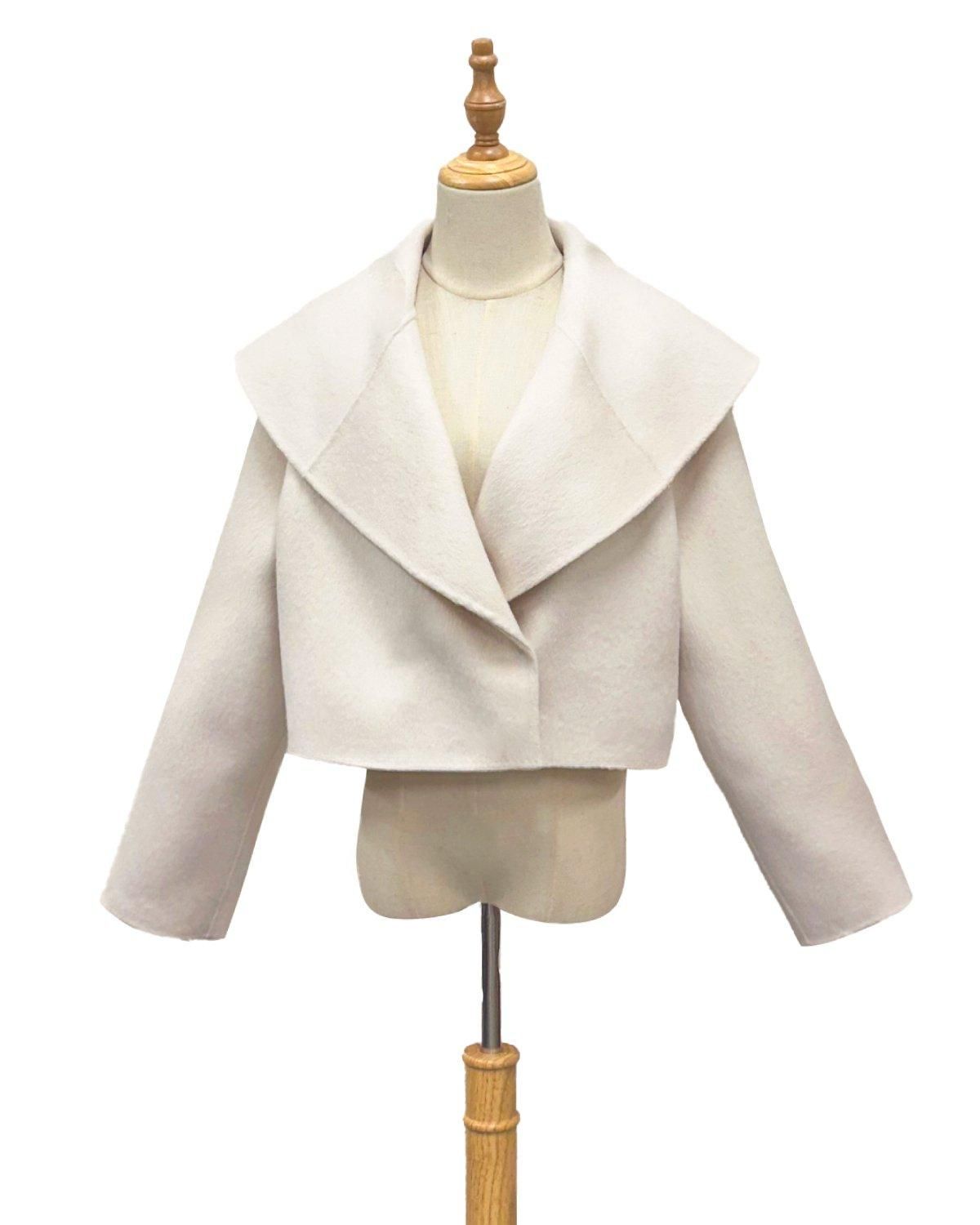 即納+受注】【REIMI collaboration】ウールダブルフェイスショール