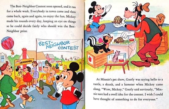 英語〉Walt Disney's MICKEY MOUSE and the Best-neighbor contest -a
