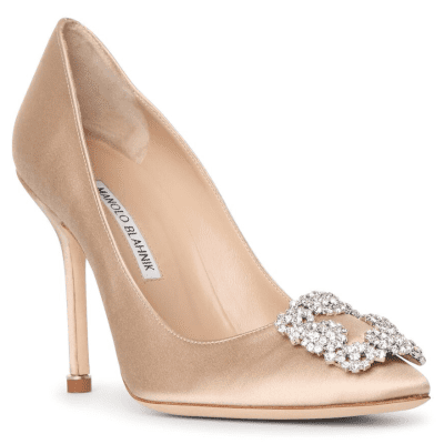 ハンギシ サテン ロンドングレー フラット マノロブラニク