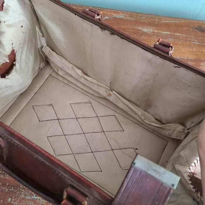 昭和レトロトランク・レザーボストン・革トランク・ブラウン | 旅する