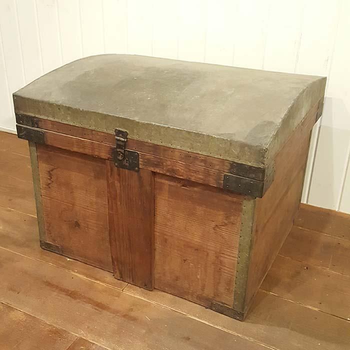 昭和レトロ・ふた付き木箱・BOX | 旅するレトロ雑貨店 monochrome