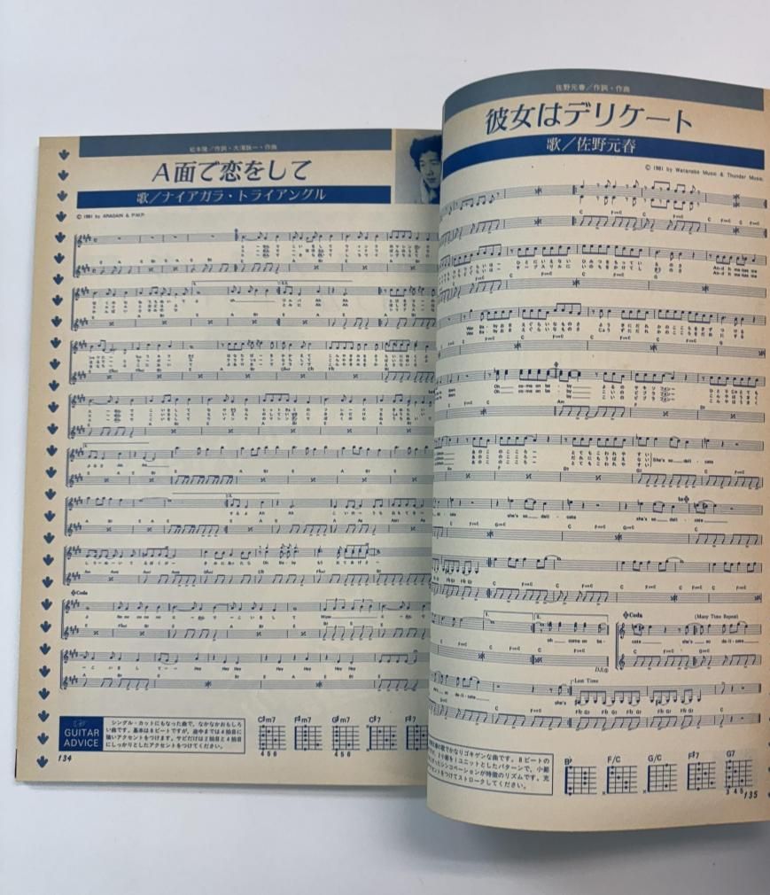 新譜ジャーナル No.167 1982年6月 ナイアガラ 大滝詠一 佐野元春 杉