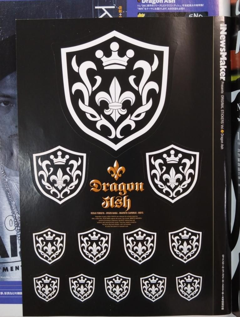 News Maker 148 2001年1月 降谷建志（Dragon Ashシール付