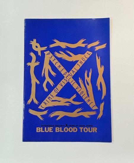 X JAPAN 1989年ツアー・パンフレット Blue Blood 特大パンフレット